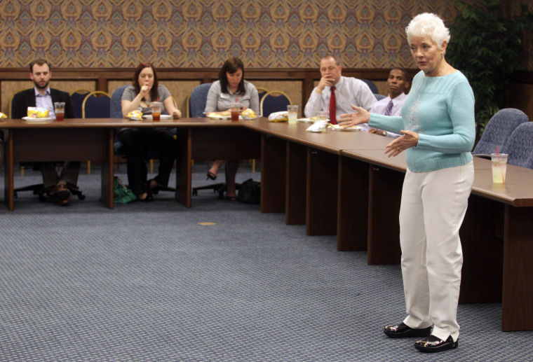 Young Professionals network at monthly business luncheon